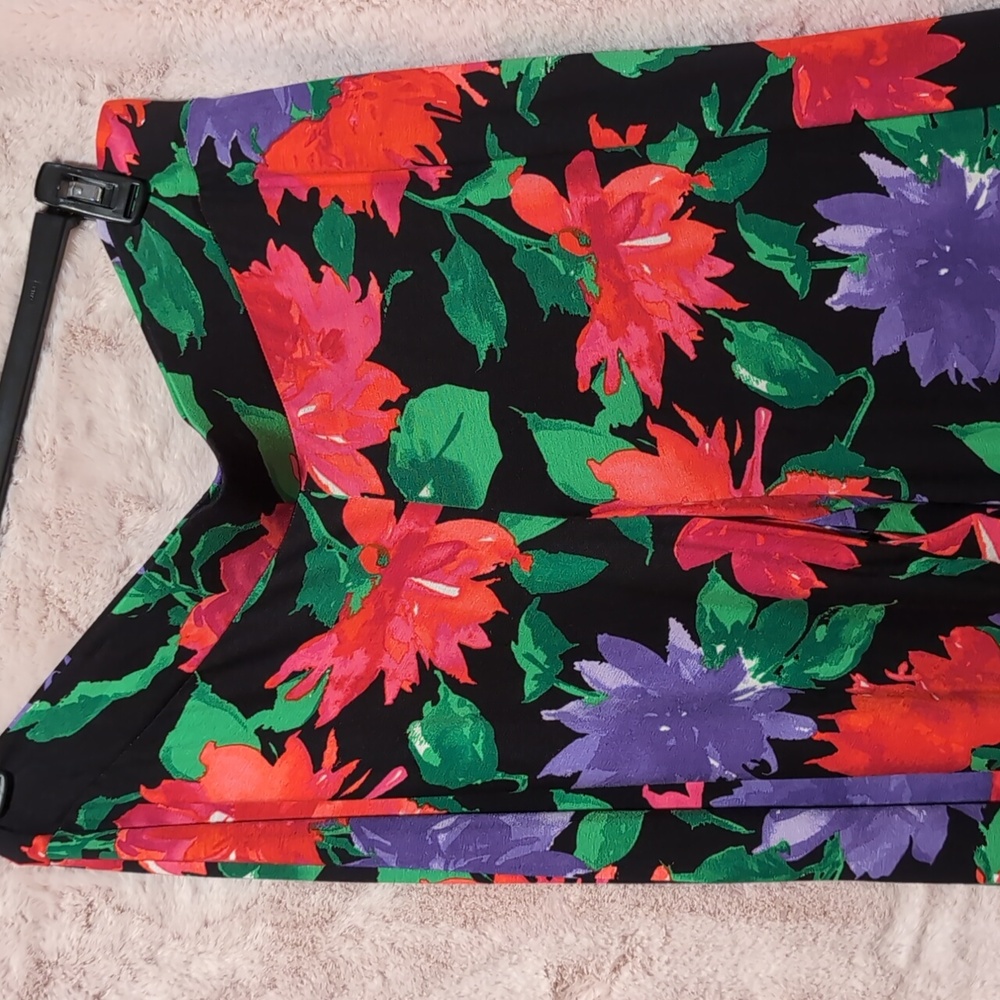 Ralph Lauren Wide leg Floral pants XL